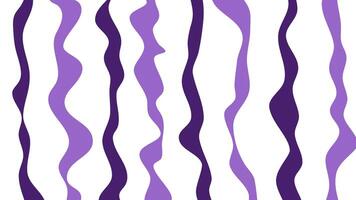 Smooth Water Flow Ripple Lines purple and dark purple color. Twisted and distorted texture in trendy retro psychedelic style. Groovy hippie minimalist backgrounds. Waves, swirl, twirl pattern vector