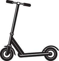 Kick scooter icon. Outline illustration of kick scooter icon for web vector