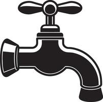 Water tap icon. Simple illustration of water tap icon for web vector