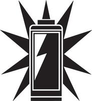 battery power level icon. filled flat sign for mobile concept and web design. vector