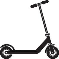 Kick scooter icon. Outline illustration of kick scooter icon for web vector