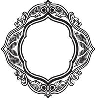 frame with ornament on a white background. illustration for your design vector
