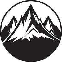 montaña icono. sencillo ilustración de montaña icono para web diseño aislado en blanco antecedentes vector