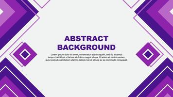Abstract Purple Background Design Template. Abstract Banner Wallpaper Illustration. Abstract Purple Background vector