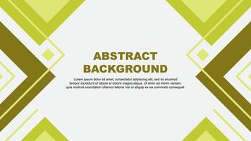 Abstract Lime Green Background Design Template. Abstract Banner Wallpaper Illustration. Abstract Lime Green Illustration vector
