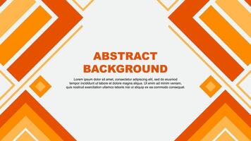 Abstract Orange Background Design Template. Abstract Banner Wallpaper Illustration. Abstract Orange Flag vector