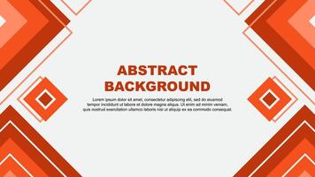 Abstract Deep Orange Background Design Template. Abstract Banner Wallpaper Illustration. Abstract Deep Orange Background vector