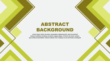 Abstract Lime Green Background Design Template. Abstract Banner Wallpaper Illustration. Abstract Lime Green Banner vector