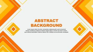 Abstract Amber Yellow Background Design Template. Abstract Banner Wallpaper Illustration. Abstract Amber Yellow Background vector