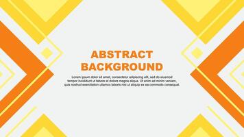 Abstract Yellow Background Design Template. Abstract Banner Wallpaper Illustration. Abstract Yellow Illustration vector