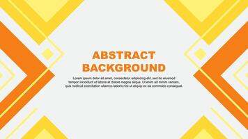 Abstract Yellow Background Design Template. Abstract Banner Wallpaper Illustration. Abstract Yellow Illustration vector