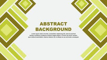 Abstract Lime Green Background Design Template. Abstract Banner Wallpaper Illustration. Abstract Lime Green vector