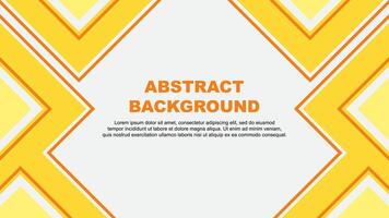 Abstract Yellow Background Design Template. Abstract Banner Wallpaper Illustration. Abstract Yellow vector