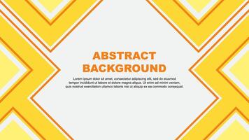 Abstract Yellow Background Design Template. Abstract Banner Wallpaper Illustration. Abstract Yellow vector