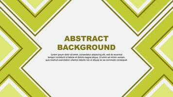 Abstract Lime Green Background Design Template. Abstract Banner Wallpaper Illustration. Abstract Lime Green vector