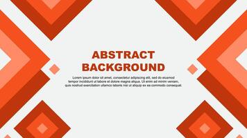 Abstract Deep Orange Background Design Template. Abstract Banner Wallpaper Illustration. Abstract Deep Orange Template vector