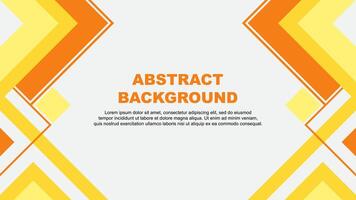 Abstract Yellow Background Design Template. Abstract Banner Wallpaper Illustration. Abstract Yellow Banner vector