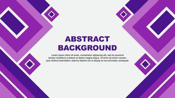Abstract Purple Background Design Template. Abstract Banner Wallpaper Illustration. Abstract Purple Cartoon vector