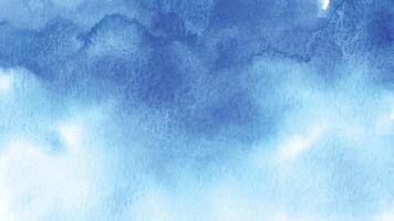 Abstract blue sky watercolor stain for background vector