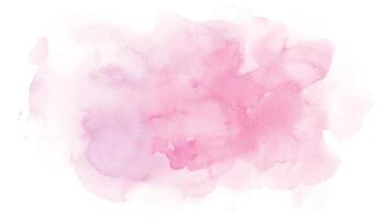 Pink red watercolor stains isolated on white background. vector