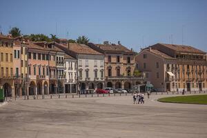 PADOVA ITALY 17 JULY 2020 Prato della Valle a famous square in Padua city in Italy photo