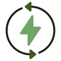 Renewable Icon for web, app, infographic, etc vector