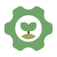 Green Tech Icon for web, app, infographic, etc vector