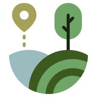 Eco Tourism Icon for web, app, infographic, etc vector