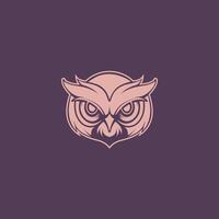 Logo Owl Design art vector