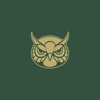 Logo Owl Design art vector