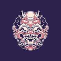 Japanese Traditional Mask vector