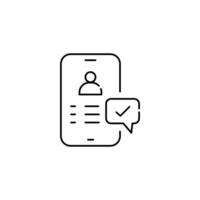 Customer Facing Chatbots, AI Customer Interaction Icon Design vector