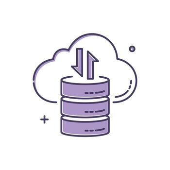 Data Science , Data Analysis, Data Mining, Illustration Icon Design vector