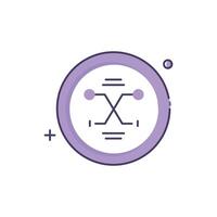 Fuzzy Logic Fuzzy Systems Illustration Icon Design vector