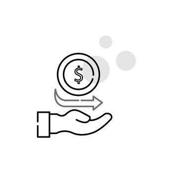 Dynamic Pricing Engine, Real-time Price Management Icon Design vector