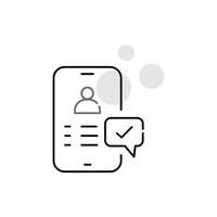 Customer Facing Chatbots, AI Customer Interaction Icon Design vector