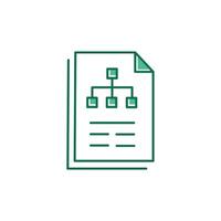 Scenario Analysis Illustrtaion Icon Design vector