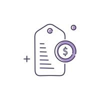 Dynamic Pricing Illustration Icon Design vector