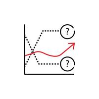 Forecasting Accuracy Illustration Icon Design vector