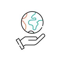 Sustainability Illustrtaion Icon Design vector