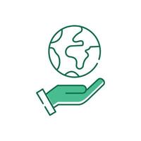 Sustainability Illustrtaion Icon Design vector