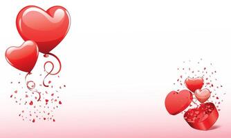romantic and love background vector