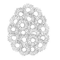 Sunflower head flower vector