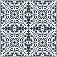 Flat mandala seamless pattern template vector