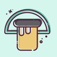 Icon Bucket. related to Hygiene symbol. MBE style. simple design illustration vector