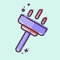 Icon Cleaning. related to Hygiene symbol. MBE style. simple design illustration vector