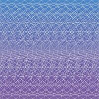 Abstract pattern of lines and curves with gradient blue lilac background. vector