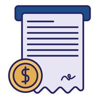 Invoice Billing Illustration vector