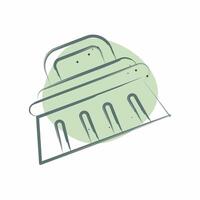 Icon Cleaning Brush. related to Hygiene symbol. Color Spot Style. simple design illustration vector