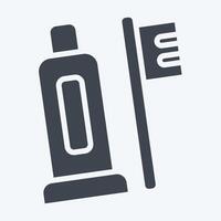 Icon Personal hygiene. related to Hygiene symbol. glyph style. simple design illustration vector